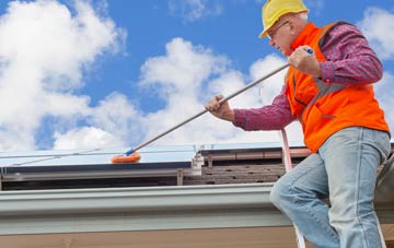 Smallburn soft wash roof cleaning